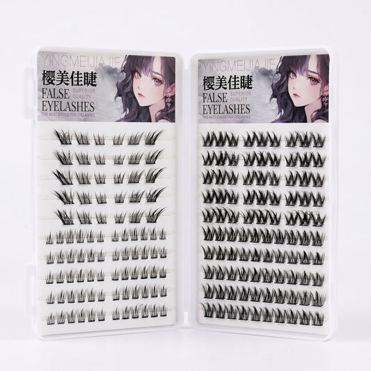 Pre Glued Mix Cluster Lash Book MJ-01 Mask Queen Nepal
