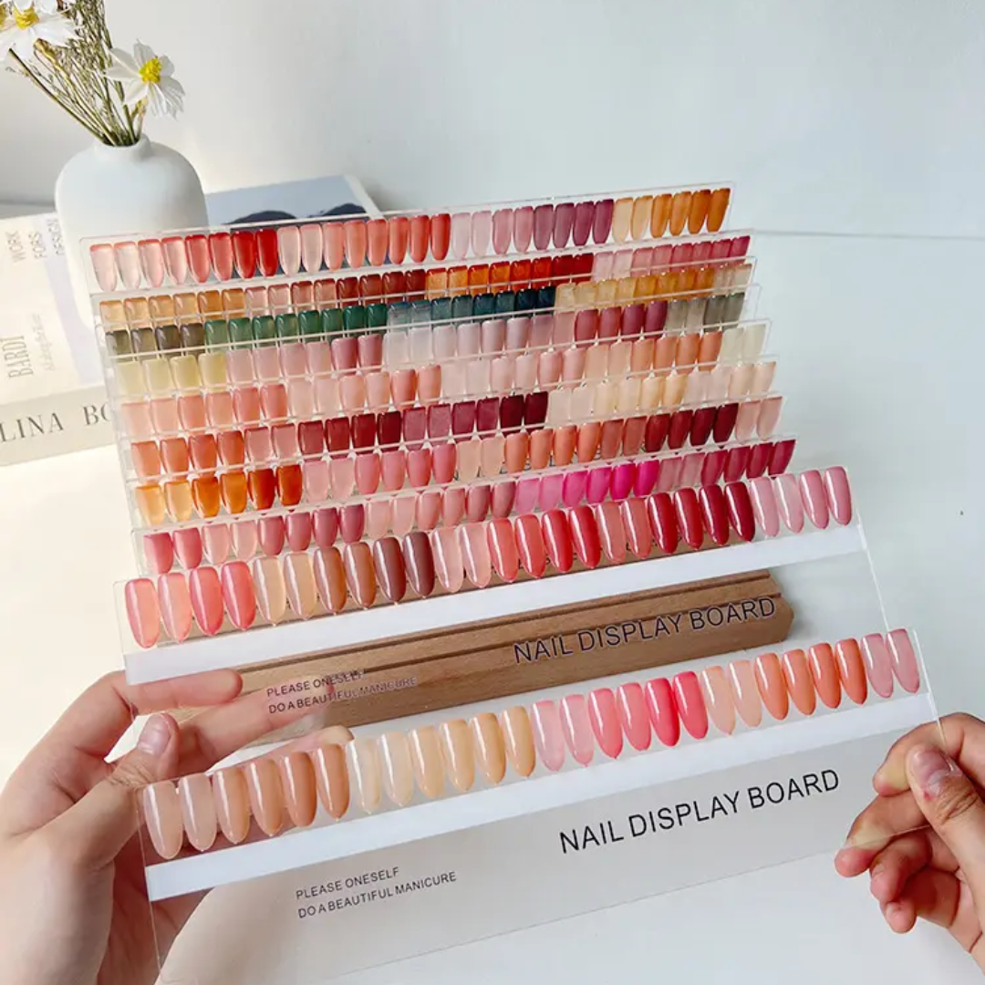 Gel Color Nail Art Display Board(60/90/120 color) Mask Queen Nepal