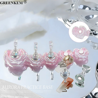 Nail Art Tips Stand Press On Stand Flower Mask Queen Nepal