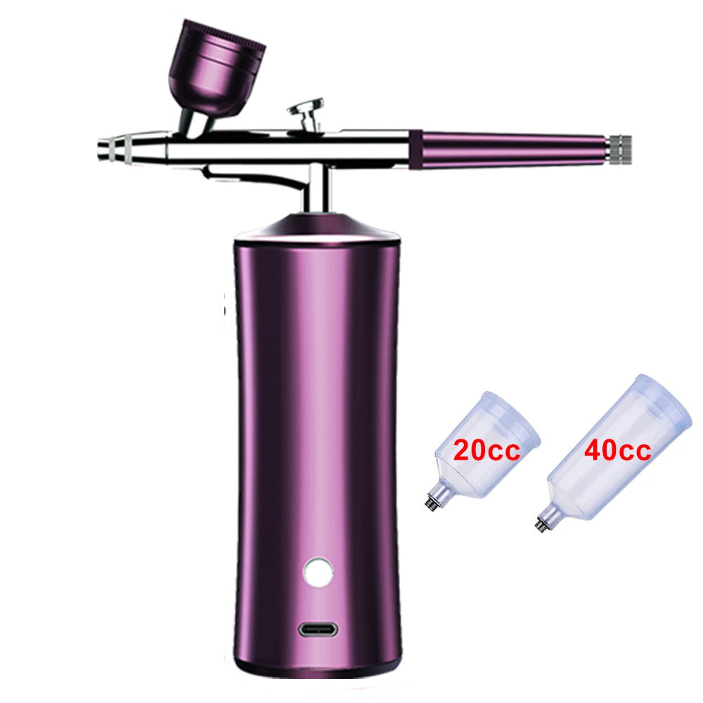 Rechargeable Air Brush With Compressor Air Brush Gun Mask Queen Nepal