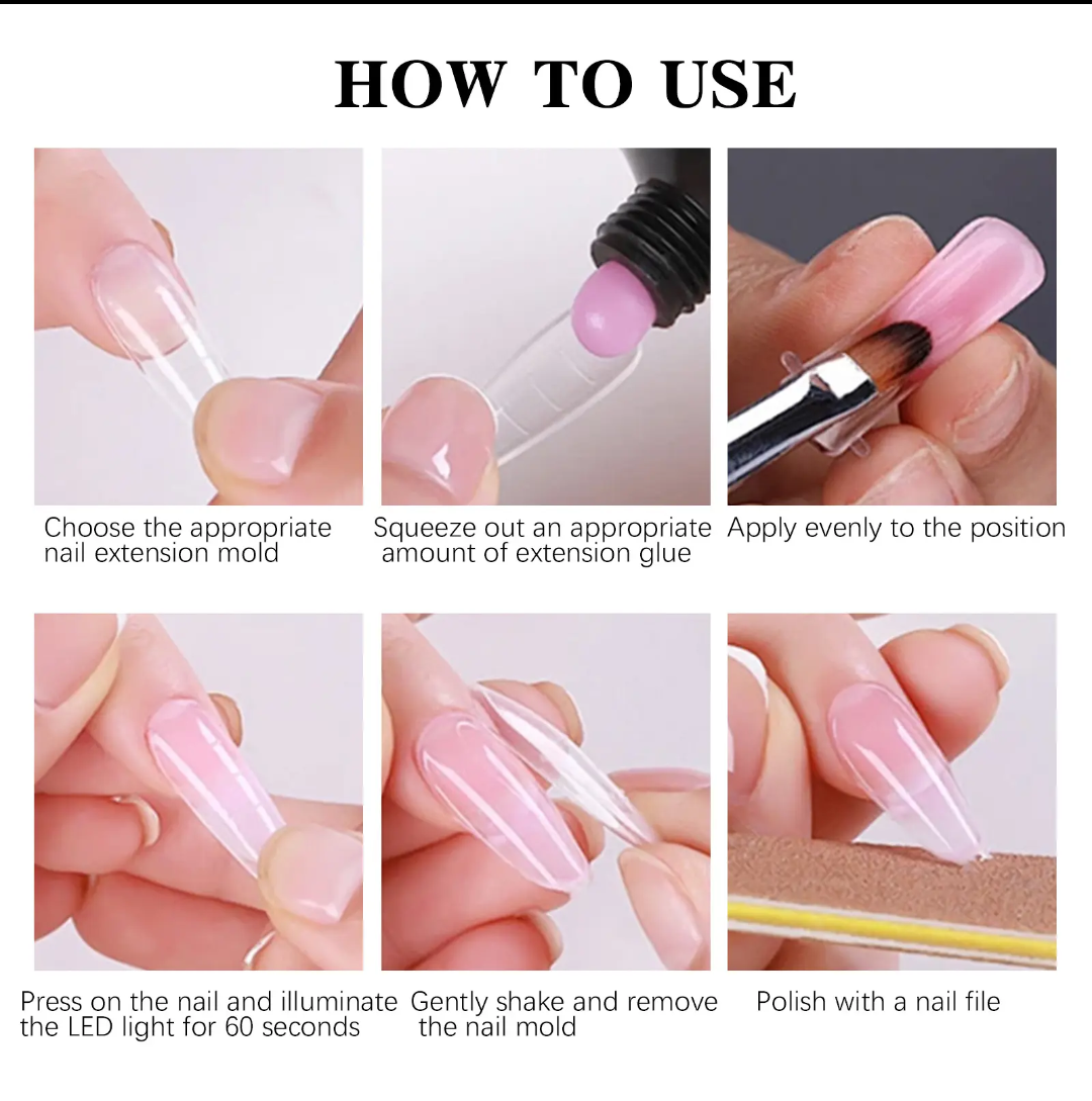 Extension Nail Form/Mold (24 Pcs) Mask Queen Nepal