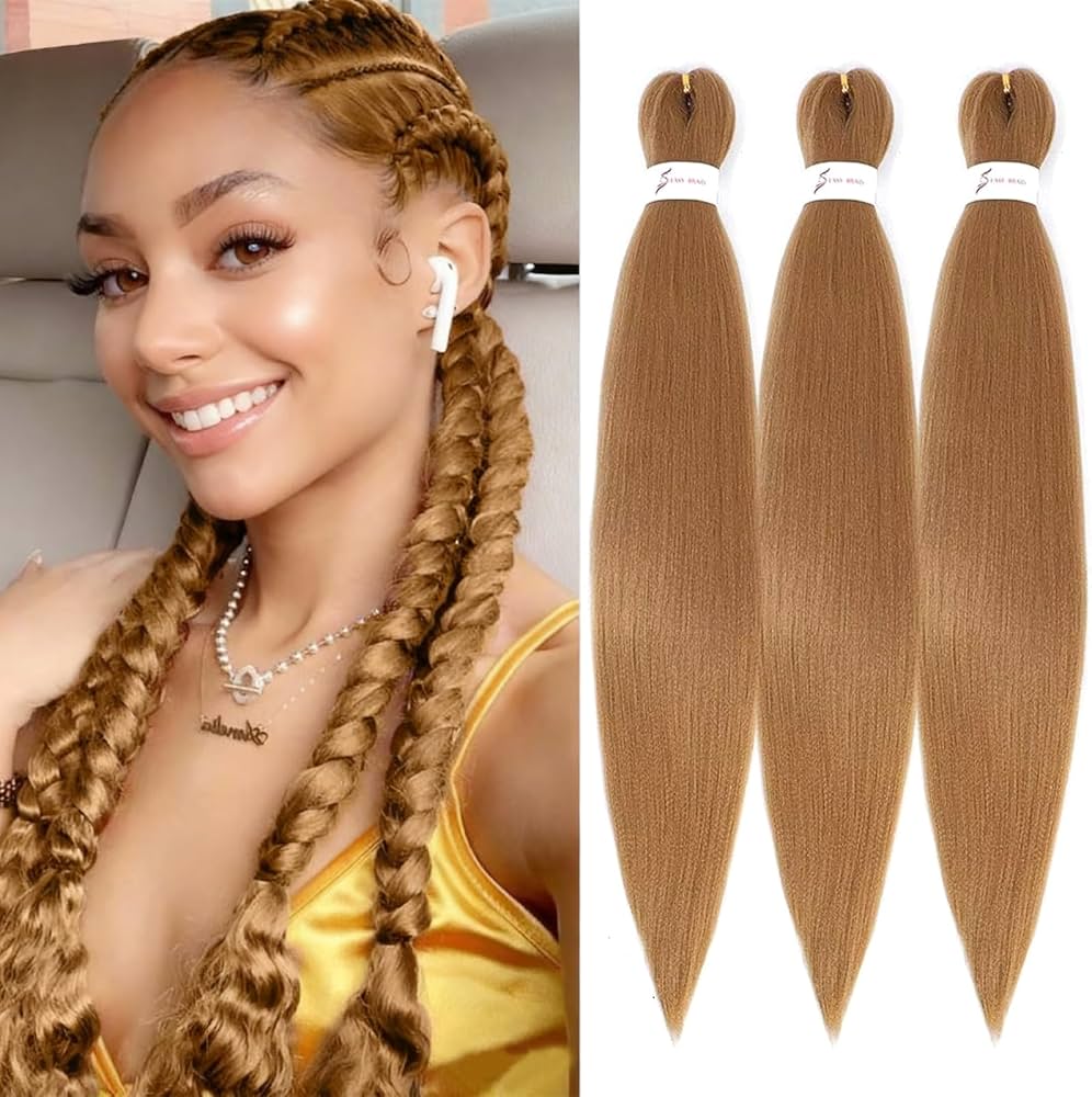 Pre Stretched Synthetic Easy Braid Hair Ombre Extension Mask Queen Nepal