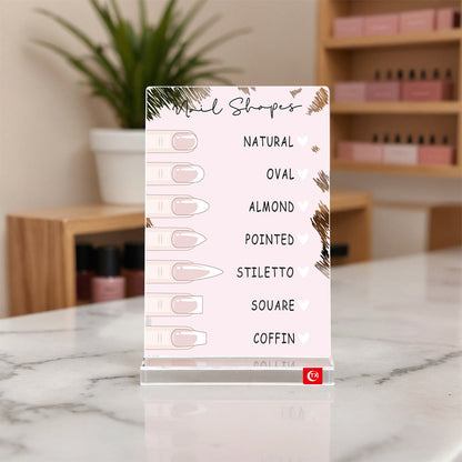 Nail Shape Display Sign Board Mask Queen Nepal