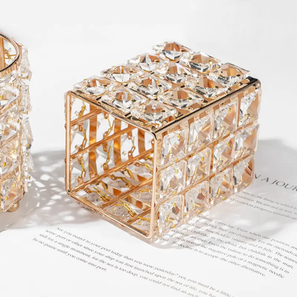Crystal Brush Holder Storage Cubes For Organizing Mask Queen Nepal