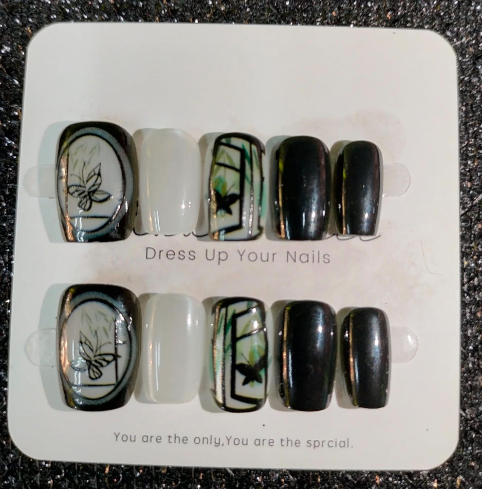Press On Nails 10Pcs Code-Z Easy Beauty Nepal