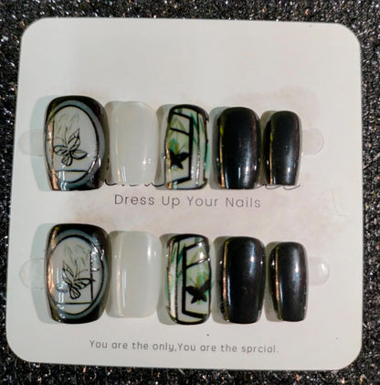 Press On Nails 10Pcs Code-Z Easy Beauty Nepal