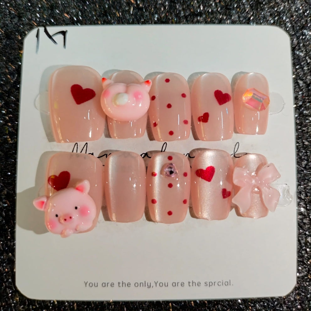 Press On Nails 10Pcs Code-Z Easy Beauty Nepal