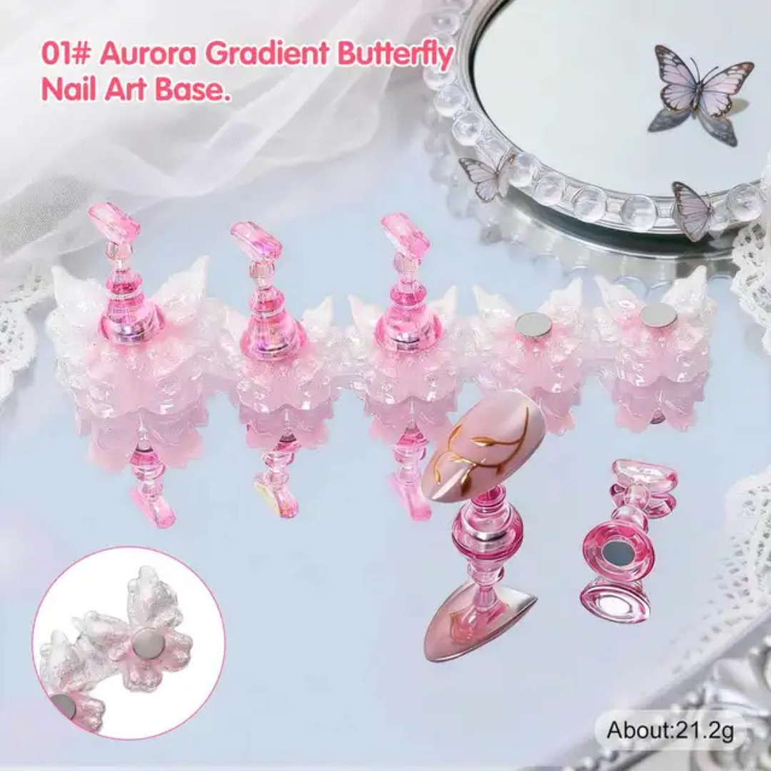 Nail Art Tips Stand Press On Stand Butterfly Mask Queen Nepal