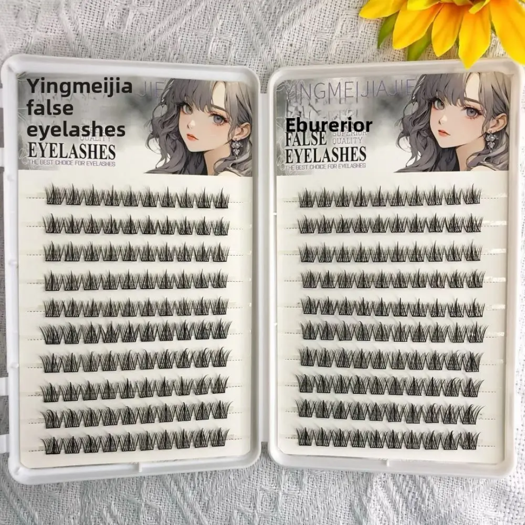 Pre Glued Mix Cluster Lash Book MJ-04 Mask Queen Nepal