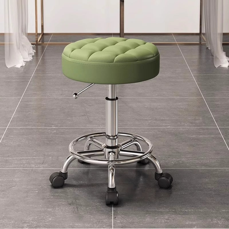 Adjustable Swivel Salon Stool With Silent Wheels Mask Queen Nepal