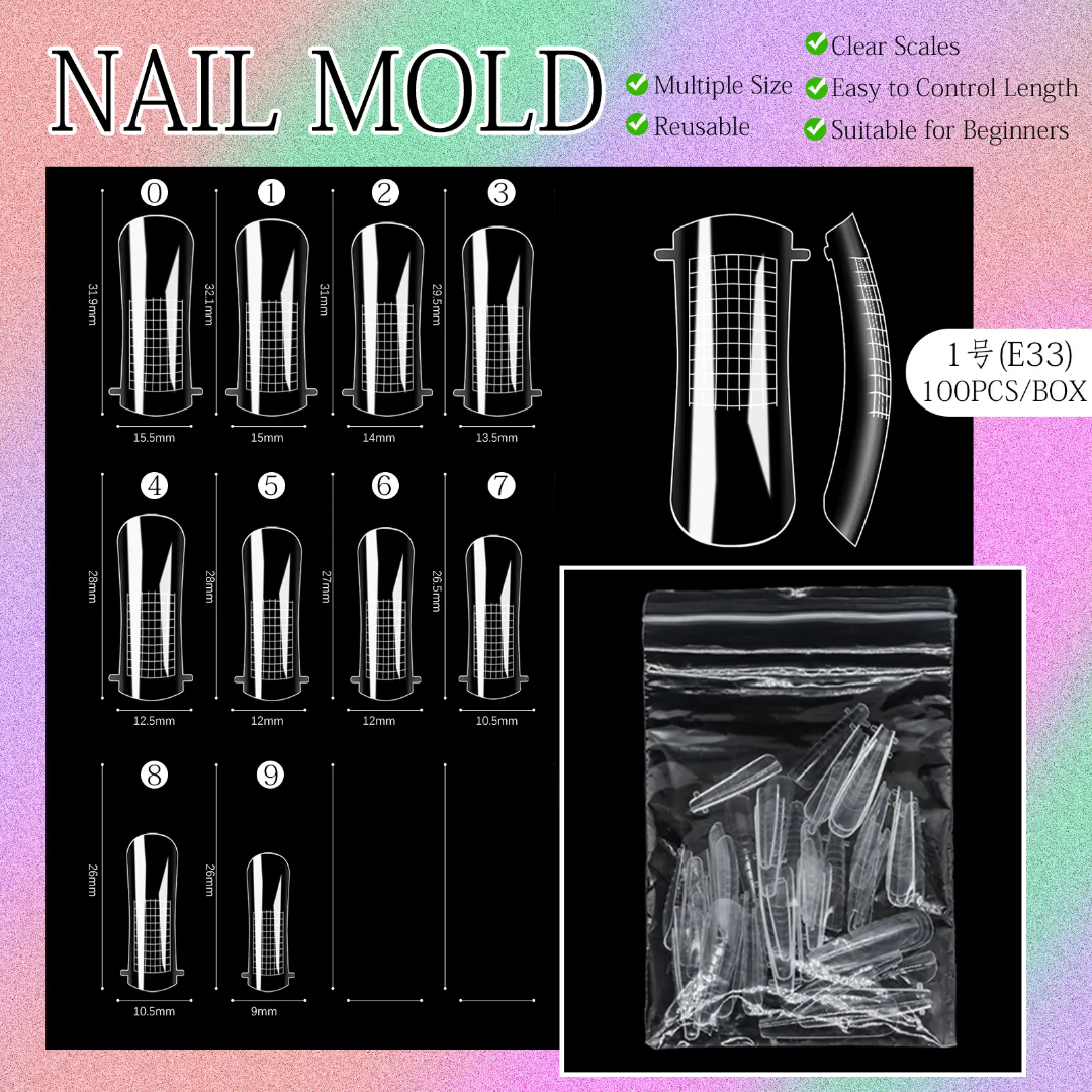 Extension Nail Form/Mold (24 Pcs) Mask Queen Nepal