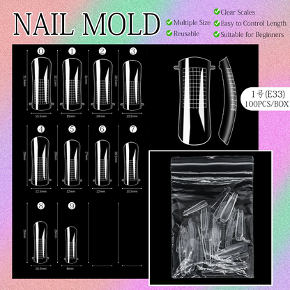 Extension Nail Form/Mold (24 Pcs) Mask Queen Nepal