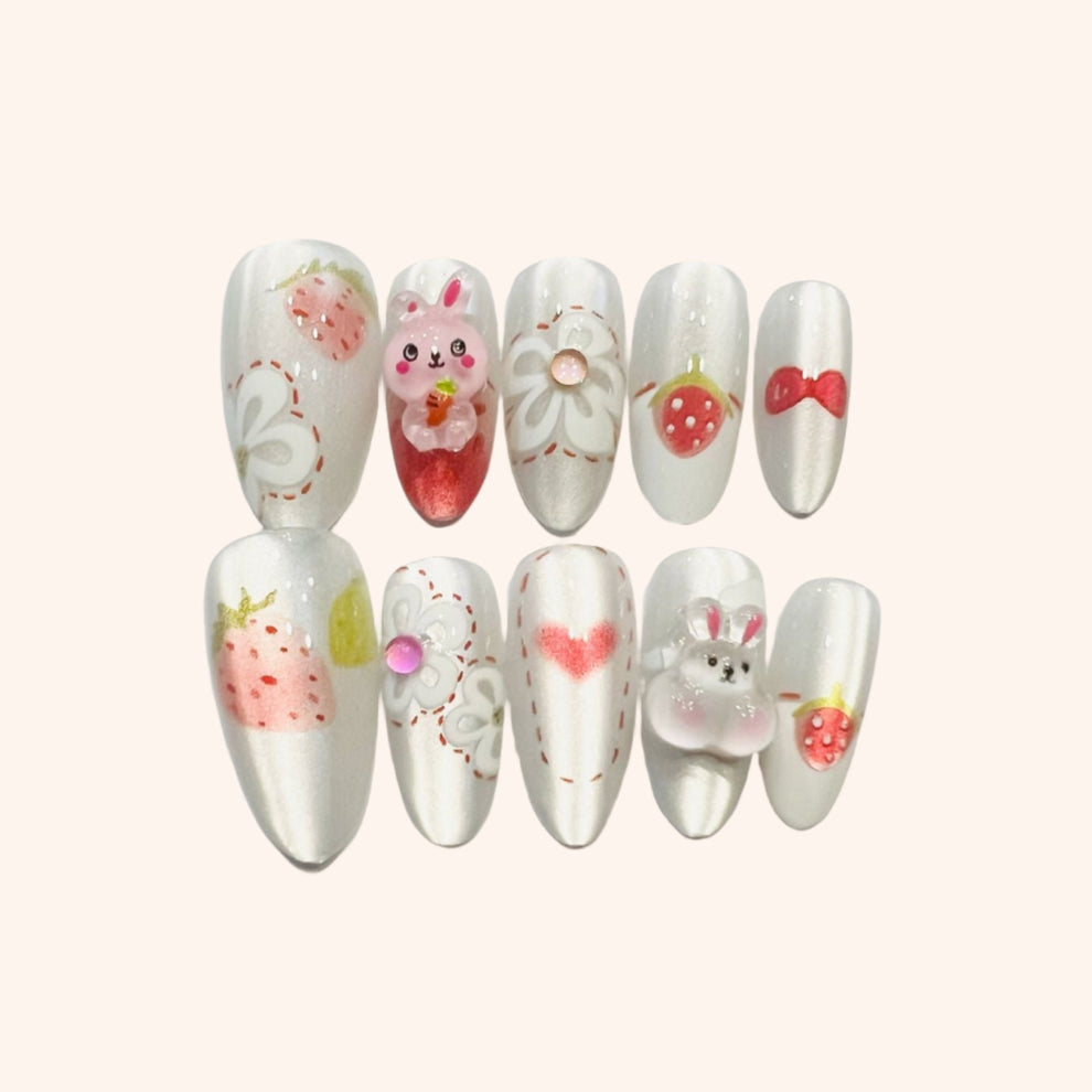 Press On Nails 10Pcs Code-Y Easy Beauty Nepal