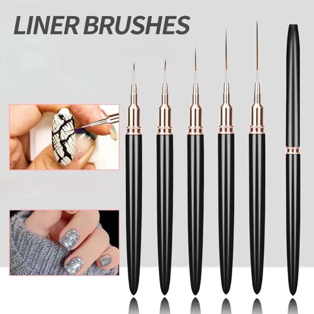 Nail Art Brush Lining Brush 7mm to 25mm Mask Queen Nepal