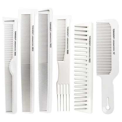 Carbon Anti-Static Comb Collection (White) Mask Queen Nepal