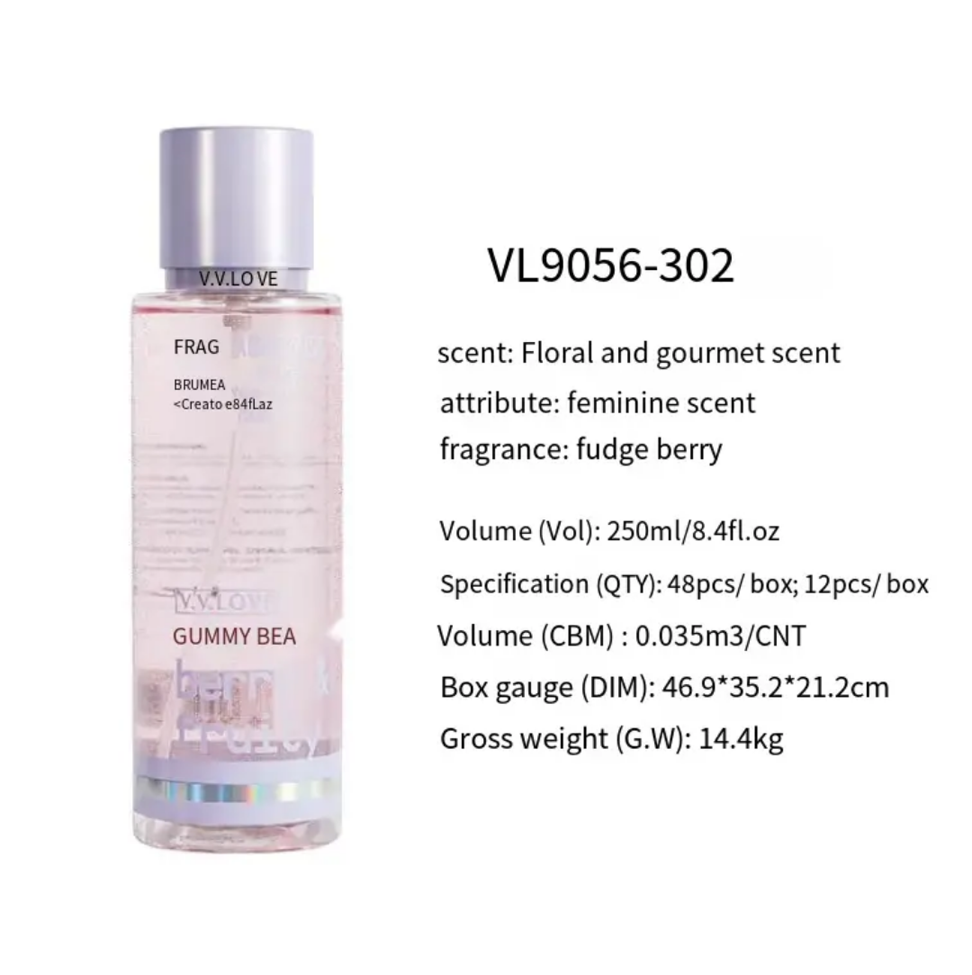 V.V.LOVE Fragrance Body Mist Ladies Perfume 250ml / 8.4 FL Oz Easy Beauty Nepal
