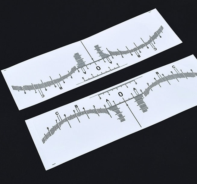 Eyebrow Stencil Microblading Ruler Disposable Eyebrow Template Sticker Mask Queen Nepal