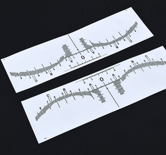 Eyebrow Stencil Microblading Ruler Disposable Eyebrow Template Sticker Mask Queen Nepal