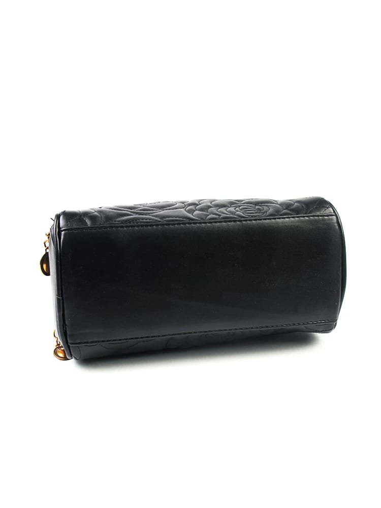 Classic Black Leather Crossbody bag Easy Beauty Nepal