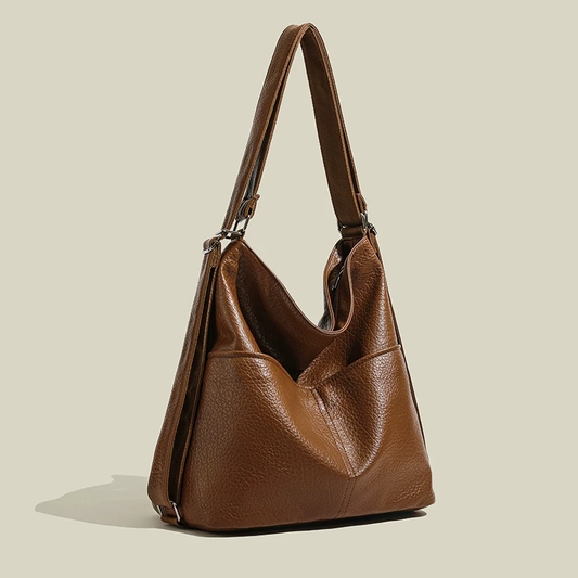 CORSICA PU Structured Shoulder Brown Bag GAB-145 Mask Queen Nepal