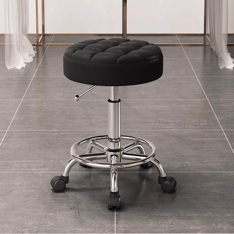 Adjustable Swivel Salon Stool With Silent Wheels Mask Queen Nepal