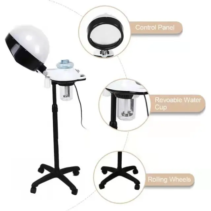 Salon Hair Steamer Machine with Rolling Base Mask Queen Nepal