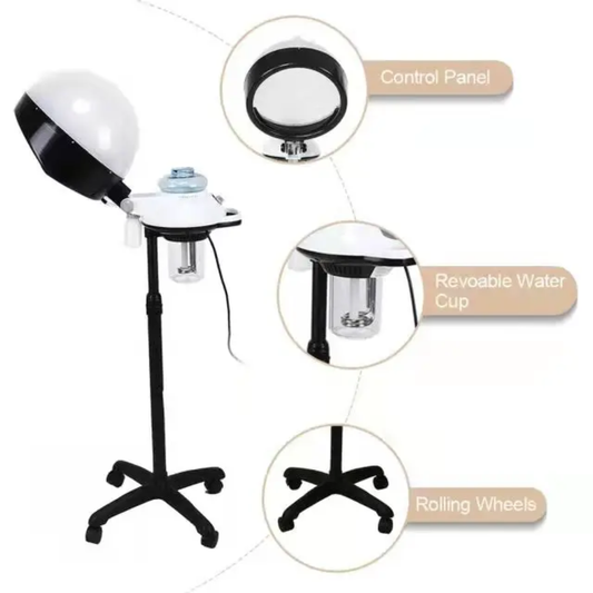 Salon Hair Steamer Machine with Rolling Base Mask Queen Nepal
