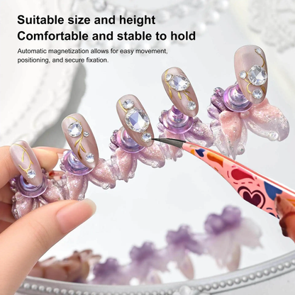 Nail Art Tips Stand Press On Stand Butterfly Mask Queen Nepal