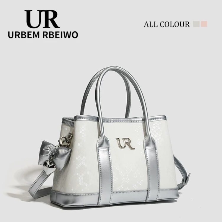 UR Pink Satchel Bow Charm Bag GAB-146 Mask Queen Nepal