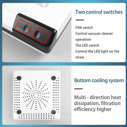 Elephant nose Strong Power Nail Vaccum Dust Collector 60W Mask Queen Nepal