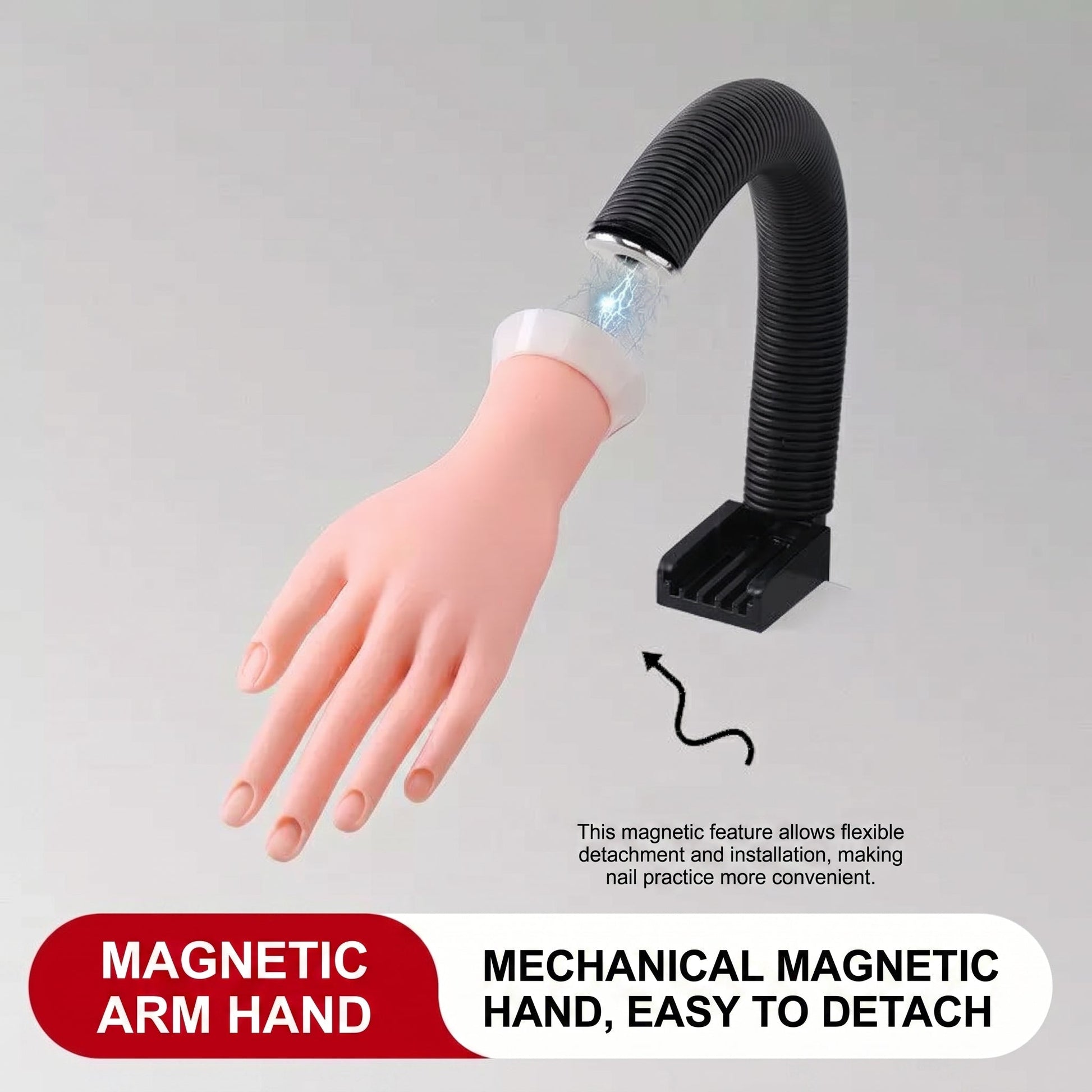 Magnetic Nail Art Practice Hand With Flexible Stand Mask Queen Nepal