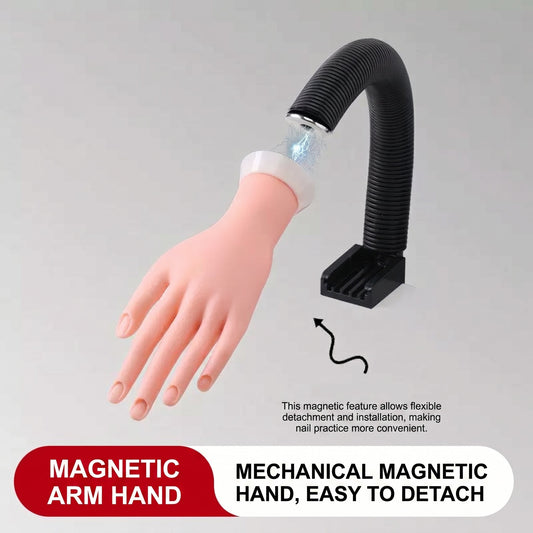 Magnetic Nail Art Practice Hand With Flexible Stand Mask Queen Nepal