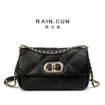 Black Leather Crossbody Women Bag Easy Beauty Nepal