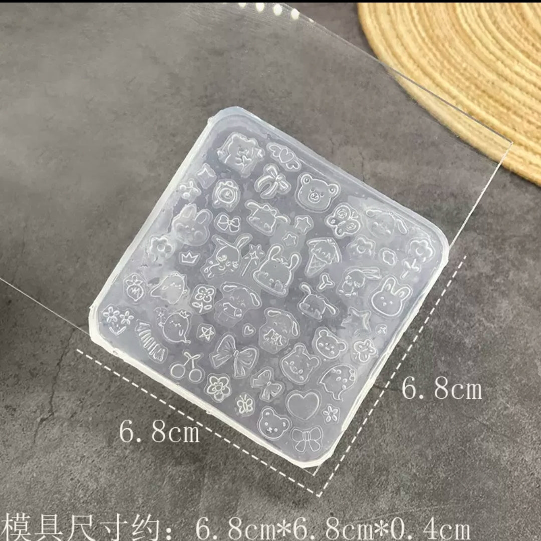 3D Acrylic Powder Sculpture Slicone Mold Mask Queen Nepal