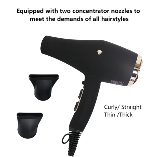 Professional Ionic High-Speed Hair Dryer 2200W Mask Queen Nepal