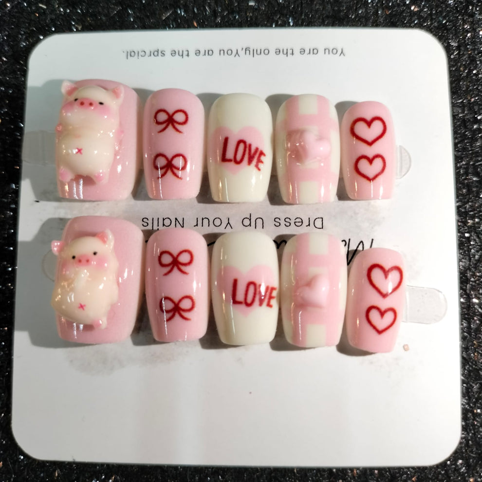 Press On Nails 10Pcs Code-Z Easy Beauty Nepal