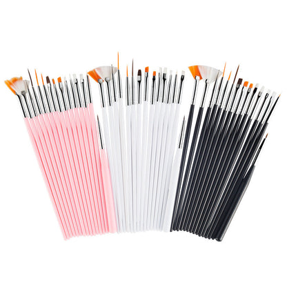 15 Piece Nail Art Brush Set. Mask Queen Nepal