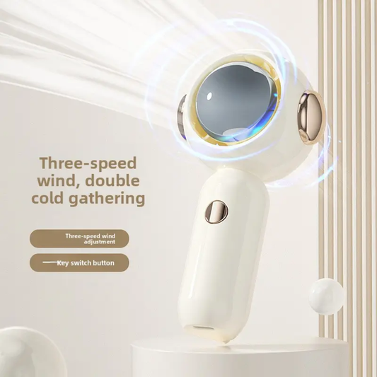 Astronaut Mini Handheld Eyelash Fan — USB Rechargeable Air Dryer for Lash Extensions Mask Queen Nepal