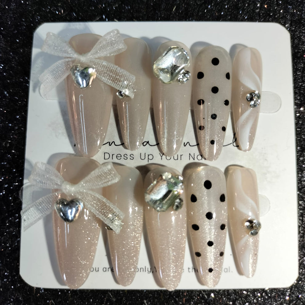 Press On Nails 10Pcs Code-Z Easy Beauty Nepal