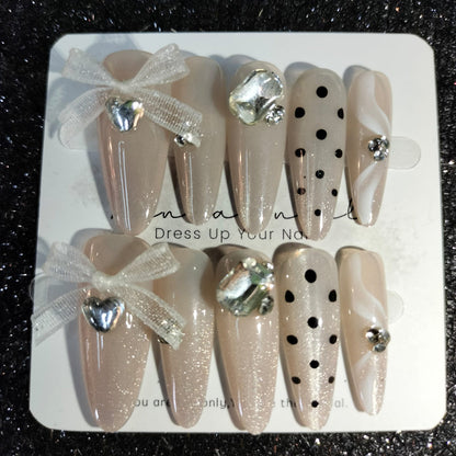 Press On Nails 10Pcs Code-Z Easy Beauty Nepal