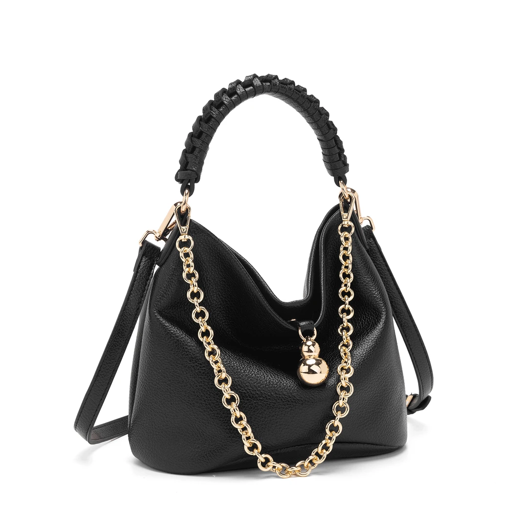 Braided Beauty Midnight Charm 'C Black Bag GAB-141 Mask Queen Nepal