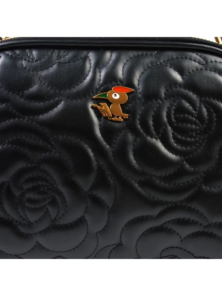 Classic Black Leather Crossbody bag Easy Beauty Nepal