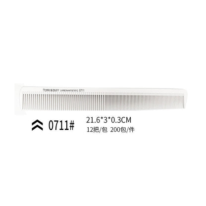 Carbon Anti-Static Comb Collection (White) Mask Queen Nepal