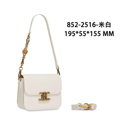 Celine Triomphe White Shoulder Bag Easy Beauty Nepal