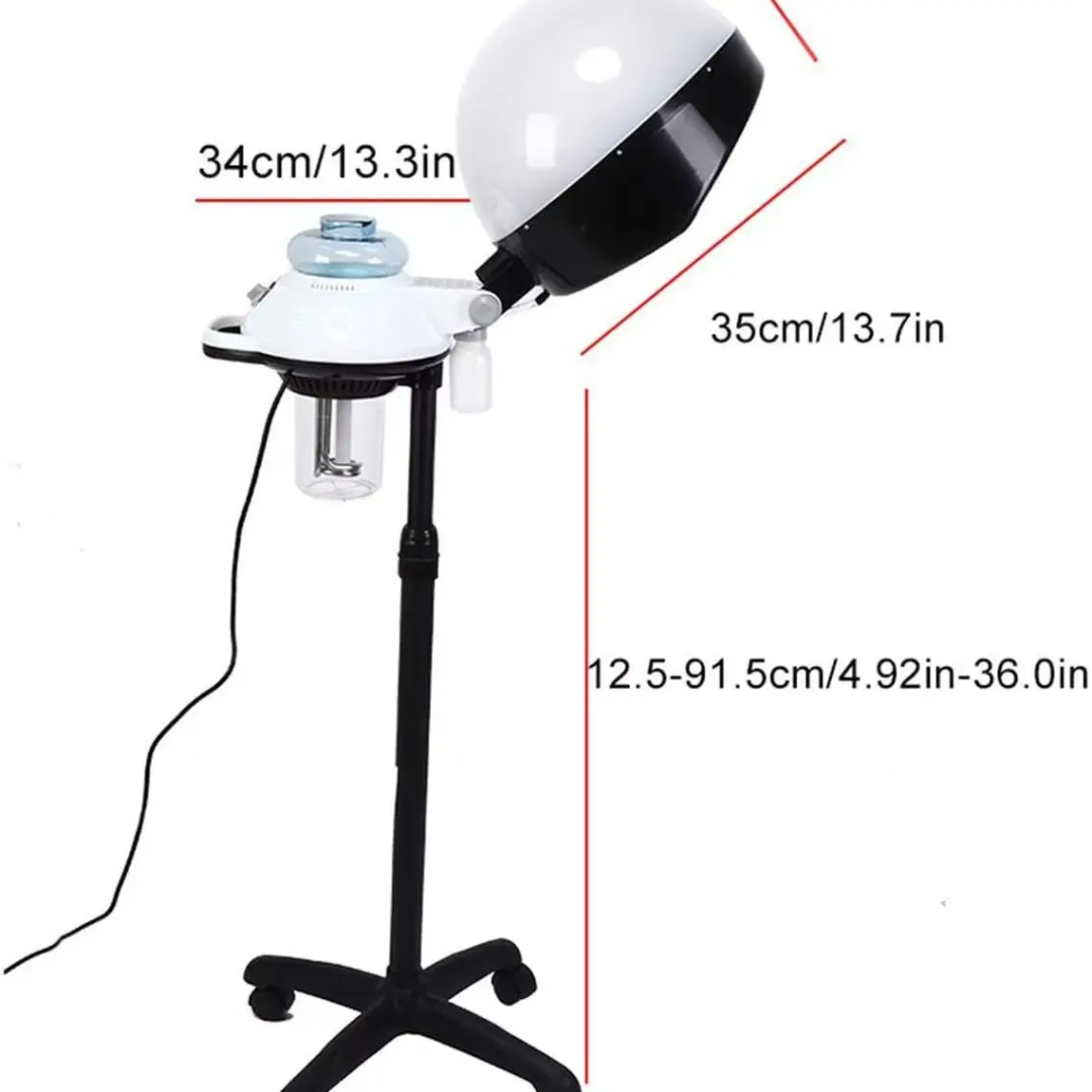 Salon Hair Steamer Machine with Rolling Base Mask Queen Nepal