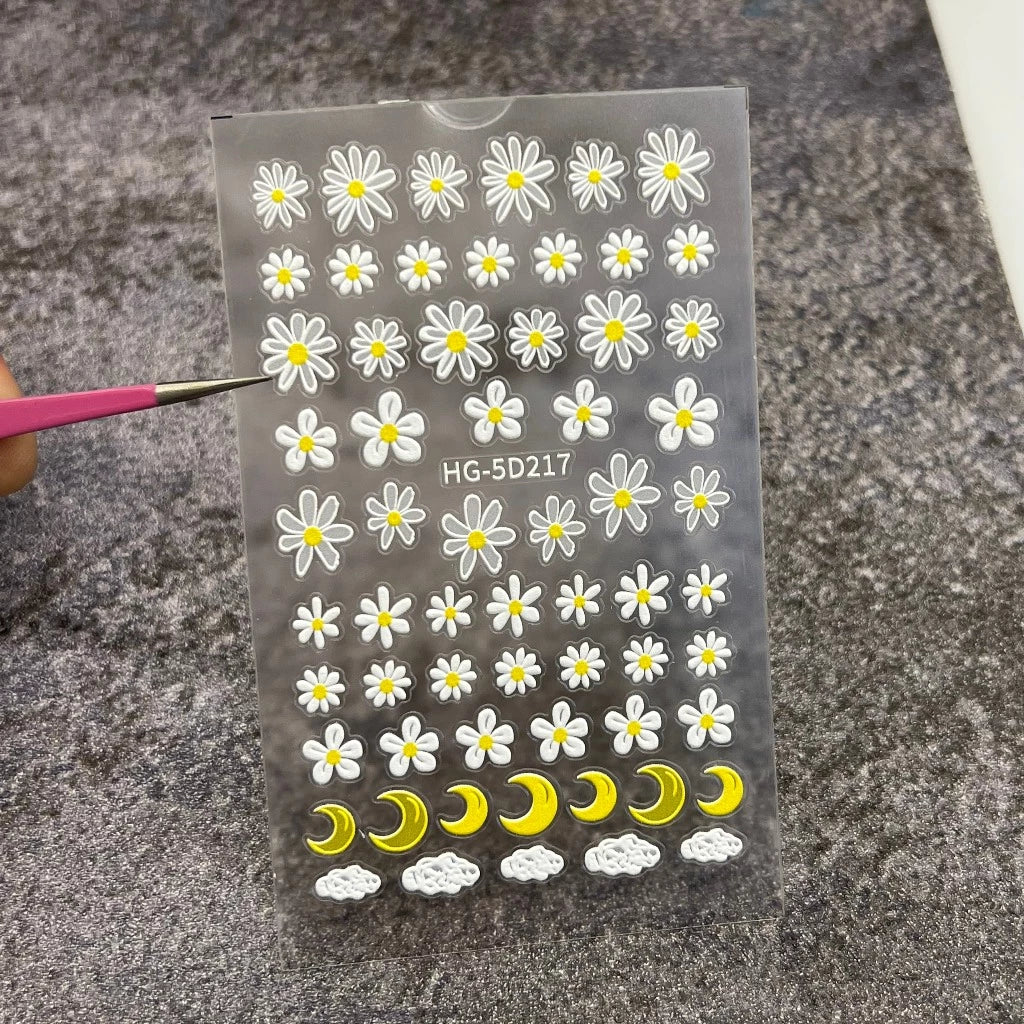 MOSR Nail Art Flower DIY Sticker For Nails Mask Queen Nepal