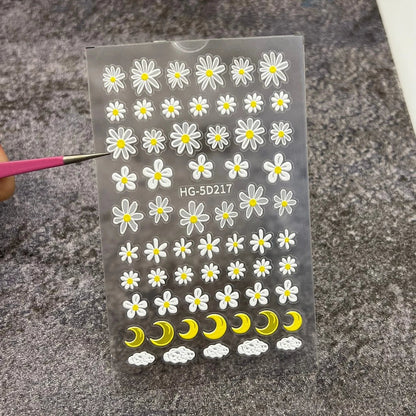 MOSR Nail Art Flower DIY Sticker For Nails Mask Queen Nepal