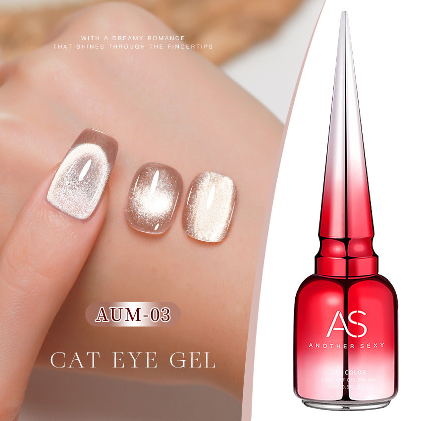 AS Champagne Cat Eye Gel 15ml Mask Queen Nepal