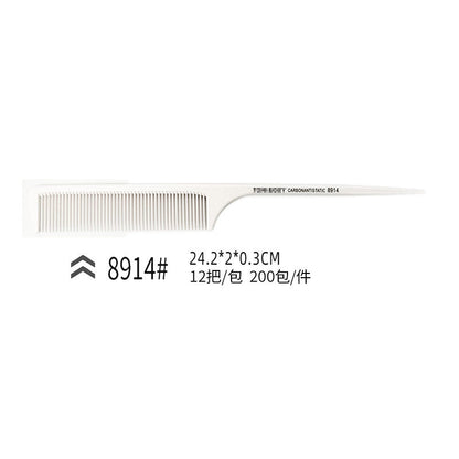 Carbon Anti-Static Comb Collection (White) Mask Queen Nepal