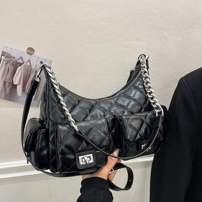 CHANEL Leather Hobo Shoulder Bag Easy Beauty Nepal